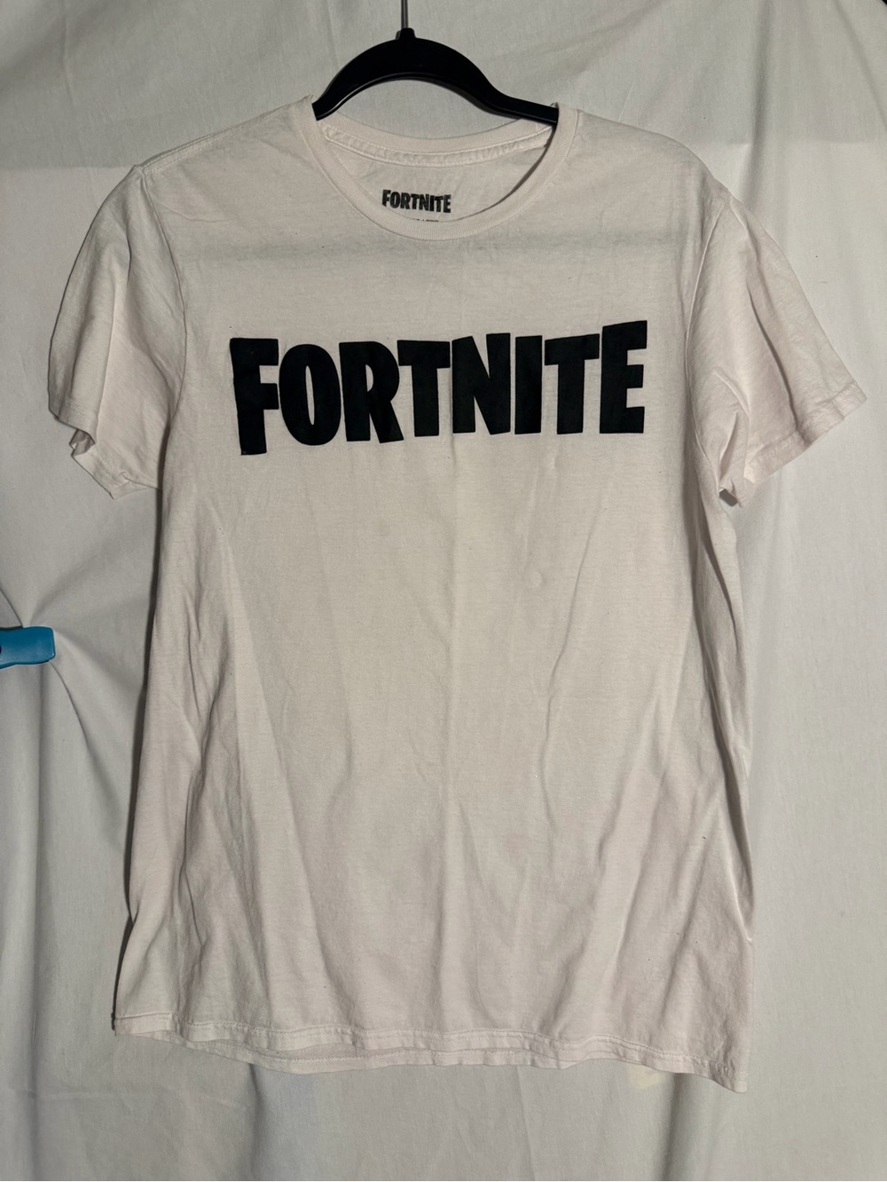 #459 Fortnite Kids' White Logo Tee - Short Sleeve